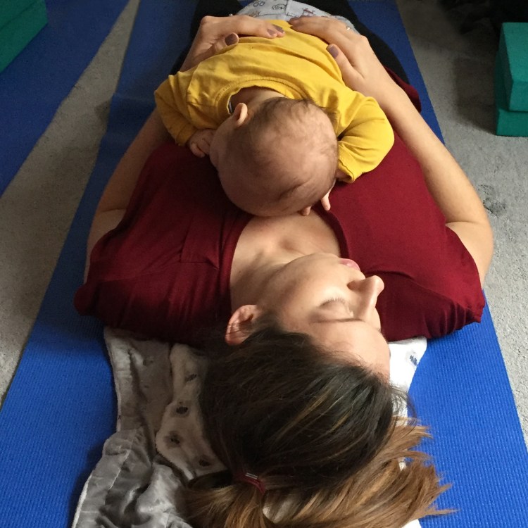 Mum and Baby Yoga in Fareham
